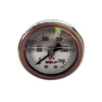 Oil Filled Pressure Gauge 63mm | 2500kPa Range | Stainless Steel & Rear Entry by Firebox