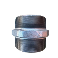 65mm BSP Male Galvanized Hex Nipple | Durable Steel | Corrosion Resistant | Easy Wrench Grip by Firebox