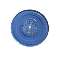 Fire Hose Reel 36m x 19mm | Blue Powder Coated Metal Drum | Stainless Steel Waterway by Firebox