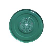 Fire Hose Reel 36m x 19mm | Metal Drum with Green Powder Coating | Stainless Steel Waterway | Brass Nozzle by Firebox