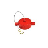 65mm Female Thread Poly Cap with Wire | UV Treated | Durable PVC by Firebox