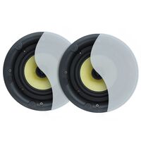 8 inch 2 way 200watts rimless in-ceiling speakers with magnetic removeble grille