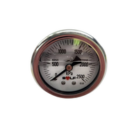 Oil-Filled Pressure Gauge 50mm | 2500kpa | Rear Entry Design & Stainless Steel | Firebox