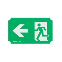 Left Arrow Whale Pictogram | Clear Directional Guidance | Compatible with elumen WHALE Range | Firebox
