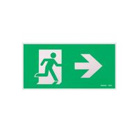 Right Arrow Mile Pictogram 40m | Clear Directional Guidance | Compatible with elumen MILE Range by Firebox