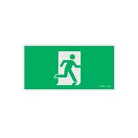 Running Man Mile Pictogram | Compatible with elumen MILE Range | Clear Emergency Guidance by Firebox