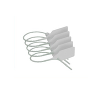 White Security Tie | Durable PVC Material | Tamper-Evident Design | Bulk Pack Available | Firebox