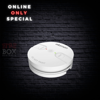 240V Photoelectric Smoke Alarm | 10-Year Lithium Battery Backup | Wired & Wireless Interlink | Wall/Ceiling Mount by Firebox