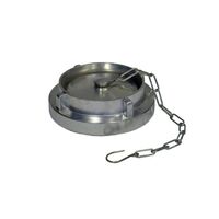 65mm Alloy Storz Blanking Cap with Chain | Durable Material | Secure Attachment by Firebox