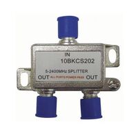 F Type Splitter 2 Way | 5-2400 MHz | High Frequency | Compact Design by FOXAP