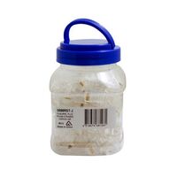 RJ45 8P8C Connectors | Round Stranded UTP | 100 Pack Jar by Unbranded