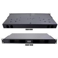 1RU Fixed Fibre Enclosure for 2 Panels | 24 Fibre Capacity | Durable Design | Easy Access by FOBOT