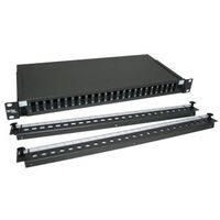 Economy Sliding Fibre Enclosure Kit | 1RU | 3 x Unloaded LC/SC/ST Panels | Complete Accessories by Matchmaster
