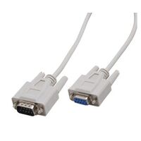 DB9 Serial Extension Cable | 2M Length | Male to Female | Durable Design by Unbranded