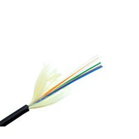 Fibre Cable 4 Core OM3 | Tactical Indoor/Outdoor | Riser Black PU Jacket by MSS