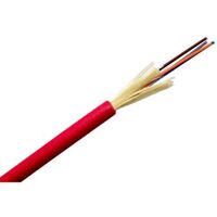 Fibre 6 Core OM3 Indoor/Outdoor Riser Cable | LSZH Jacket | Red by MSS