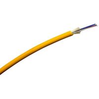 Fibre 6 Core Singlemode Cable | Indoor/Outdoor Riser | LSZH Jacket | Yellow by MSS