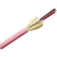 Fibre 12 Core OM4 Indoor/Outdoor Cable | LSZH Jacket | Pink by BrandName