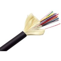 Fibre 24 Core OM3 Indoor/Outdoor Cable | LSZH Jacket | Riser Rated | Blue by MSS