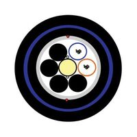 Fibre Optic Cable 12 Core Singlemode | Loose Tube Design | Blue Nylon Jacket by MSS