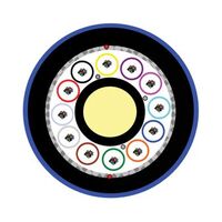 Fibre Optic Cable 24 Core OM3 | Mini Loose Tube | Blue Nylon Jacket by MSS