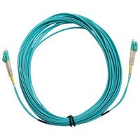 Fibre Patch Lead LC-LC OM3 | 10 Metre | Aqua LSZH | 2mm Duplex by MSS