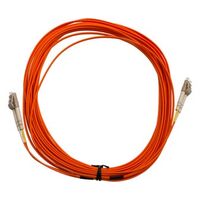 Fibre Patch Lead LC-LC OM1 | 10 Metre Length | Orange LSZH | 2mm Duplex by MSS