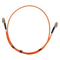 Fibre Patch Lead LC-LC OM1 | 1 Metre Length | Orange LSZH | 2mm Duplex by MSS