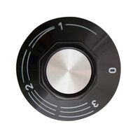Knob 50mm with Increasing Lines | 0-1-2-3 Scale | Durable Design by Unbranded