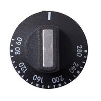 Temperature Control Knob 50mm | 60-280°C Range | Durable Design | Easy Grip by Unbranded