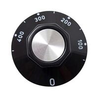 Temperature Control Knob 50mm | 50-450°C Range | Durable Design by Unbranded
