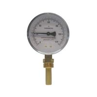 Thermometer 80mm | 0-120°C Range | 1/2G Connection | TBR-80 by Therm