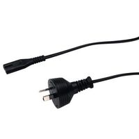 Cable Power Figure 8 | 2M Length | Durable Design & Flexible Use | Black by HPL