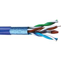 Ethernet Cable Category 6A F-UTP | 305M Length | Blue Color | LSZH by Matchmaster