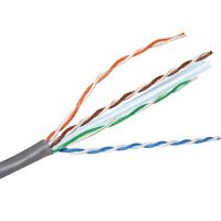 Ethernet Cable Category 6 U-UTP | 305M Length | Grey Color | High-Speed Data Transfer by Matchmaster