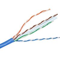 Ethernet Cable Category 6 U-UTP | 305M Length | Blue Color | High-Speed Data Transfer by Matchmaster