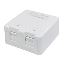 Surface Mount Box 2 Port Shutter | Durable Design | Easy Installation | Versatile Use by MSS
