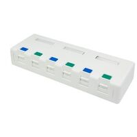 Surface Mount Box 6 Port Shutter | Durable Design | Easy Installation | Versatile Use by MSS