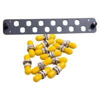 Flat Coupler Panel Kit 12F | Includes Thru Adaptor | ST & SM Compatible by Matchmaster