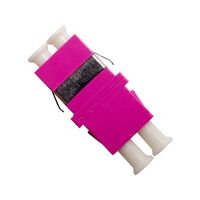 LC Multimode OM4 Duplex Thru-Adaptor | High Performance | Low Insertion Loss | Compact Design by Matchmaster