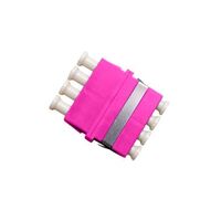 LC OM4 Quad Thru Adaptor | Erika Violet | High Performance | Durable Design by Erika
