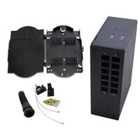 DIN Rail Fibre Optic Module | 12 SC or 24 LC Ports | Compact Design | Easy Installation by FOBOT