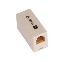 RJ12 Coupler F-F Adaptor | Compact Design | Easy Installation by Unbranded