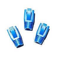 RJ45 Strain Relief Boot for 7.0mm Cables | Blue | Pack of 10 by Unbranded
