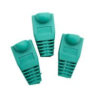 Strain Relief Boot RJ45 Green | Pack of 10 | Durable Design & Easy Installation by Matchmaster
