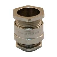 Cabac A2 Nickel Plated Brass Gland M20 Cable OD 6.5 - 13.9mm