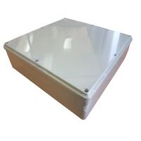 Adaptable Box PVC 300 x 300 x 75mm Grey