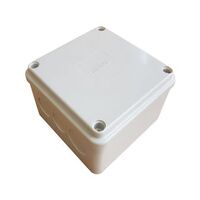 Adaptable Box PVC With Knockouts 100 x 100 x 50mm Grey