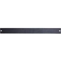 Panel Blank 1RU | 483mm Width | Black Finish by BrandName