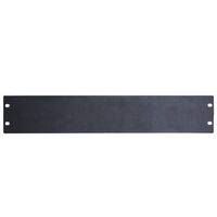 Panel Blank RM R19 2RU | Black Finish | 483x88mm by BrandName